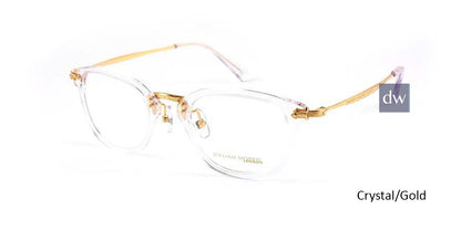 Crystal/Gold William Morris London WM50027 Eyeglasses - Teenager.