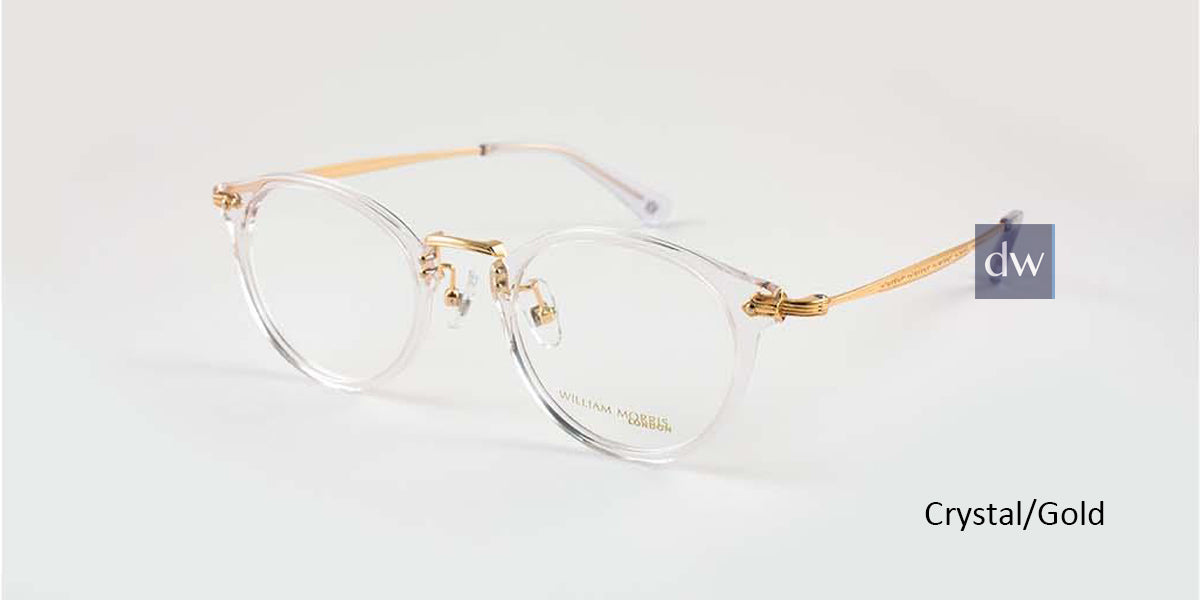 Crystal/Gold William Morris London WM50029 Eyeglasses - Teenager.