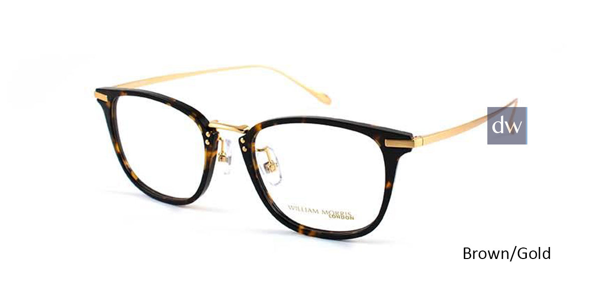 Brown/Gold William Morris London WM50030 Eyeglasses.