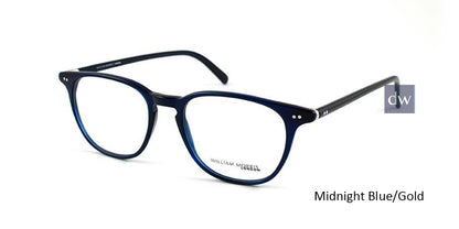 Midnight Blue William Morris London WM50032 Eyeglasses.