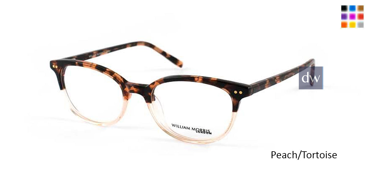 Peach/Tortoise William Morris London WM50053 Eyeglasses.