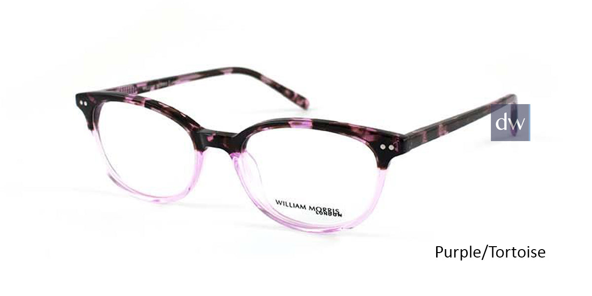 Purple/Tortoise William Morris London WM50053 Eyeglasses.