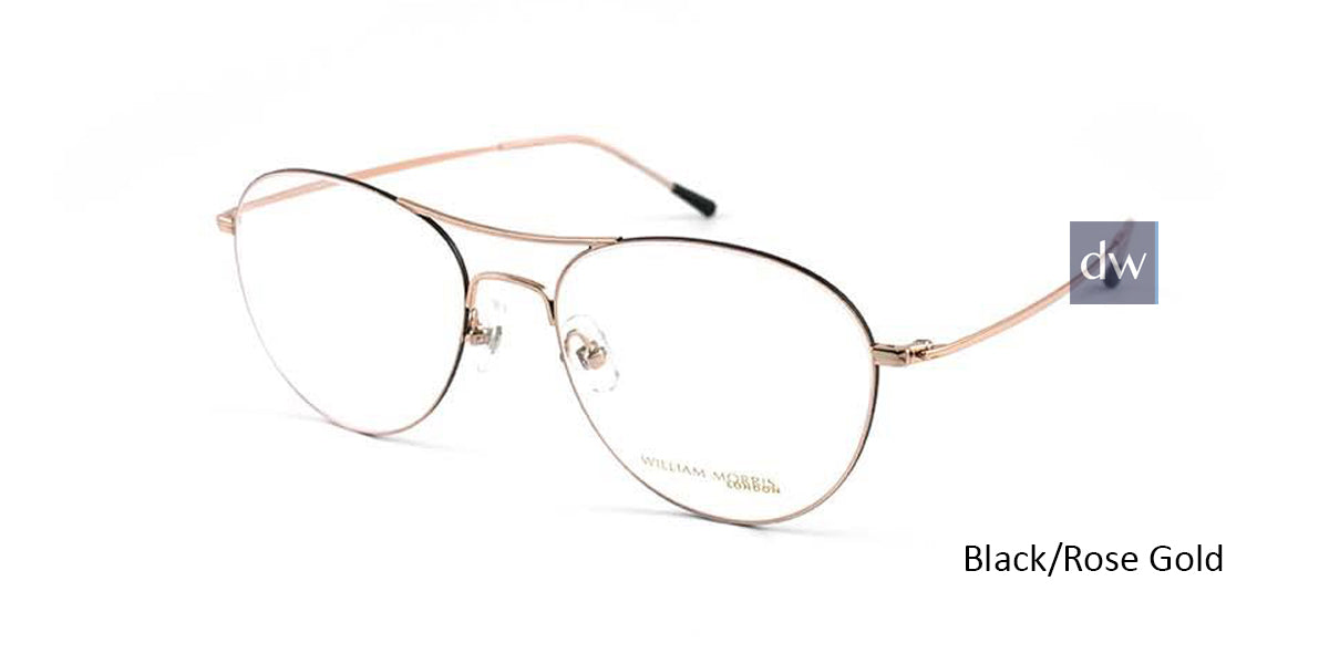 Black/Rose Gold William Morris London WM50069 Eyeglasses.