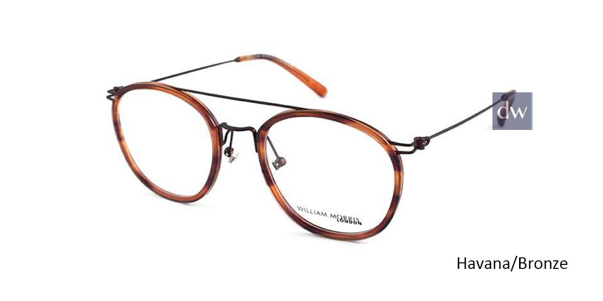 Havana/Bronze William Morris London WM50072 Eyeglasses.