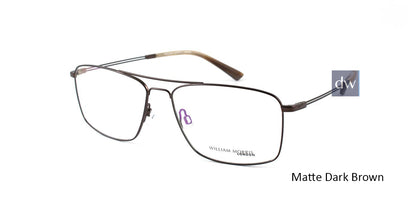 Matte Dark Brown William Morris London WM50074 Eyeglasses.