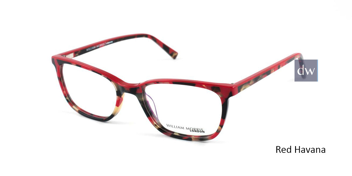 Red Havana William Morris London WM50077 Eyeglasses.