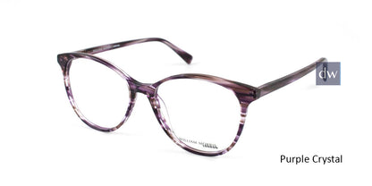 Purple Crystal William Morris London WM50079 Eyeglasses.