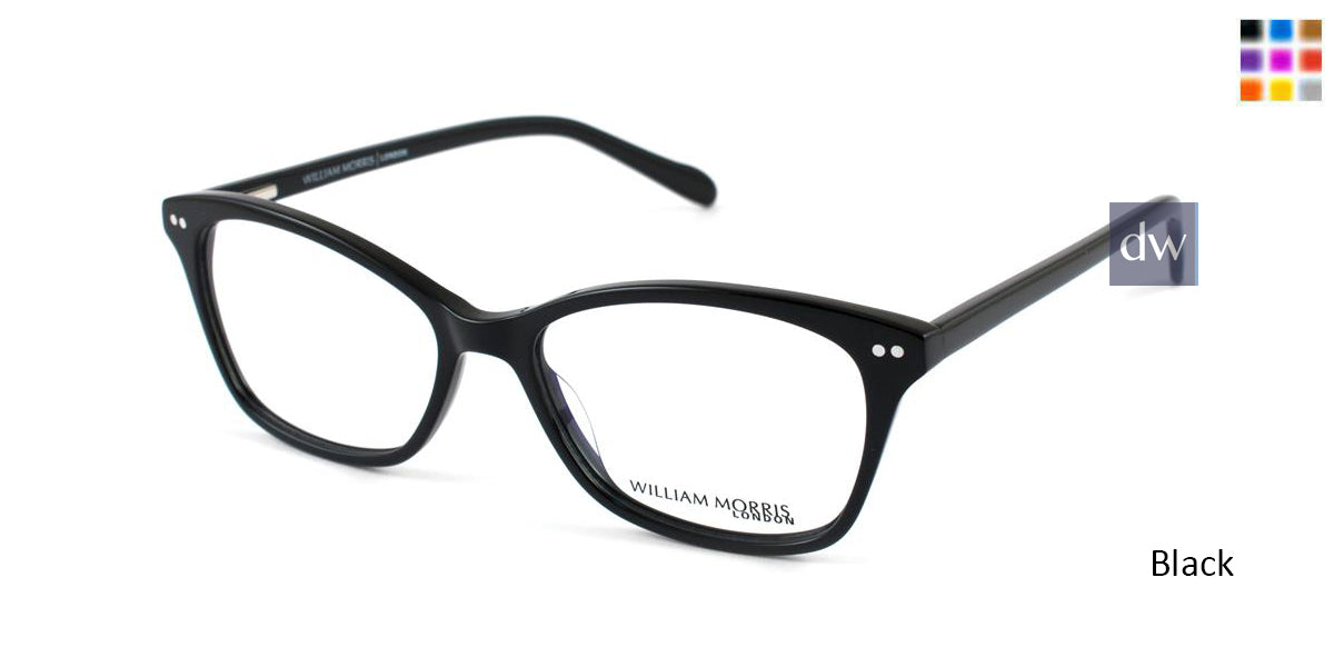 Black William Morris London WM50081 Eyeglasses.