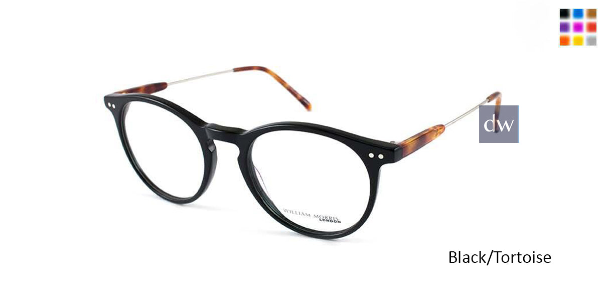 Black/Tortoise William Morris London WM50083 Eyeglasses.