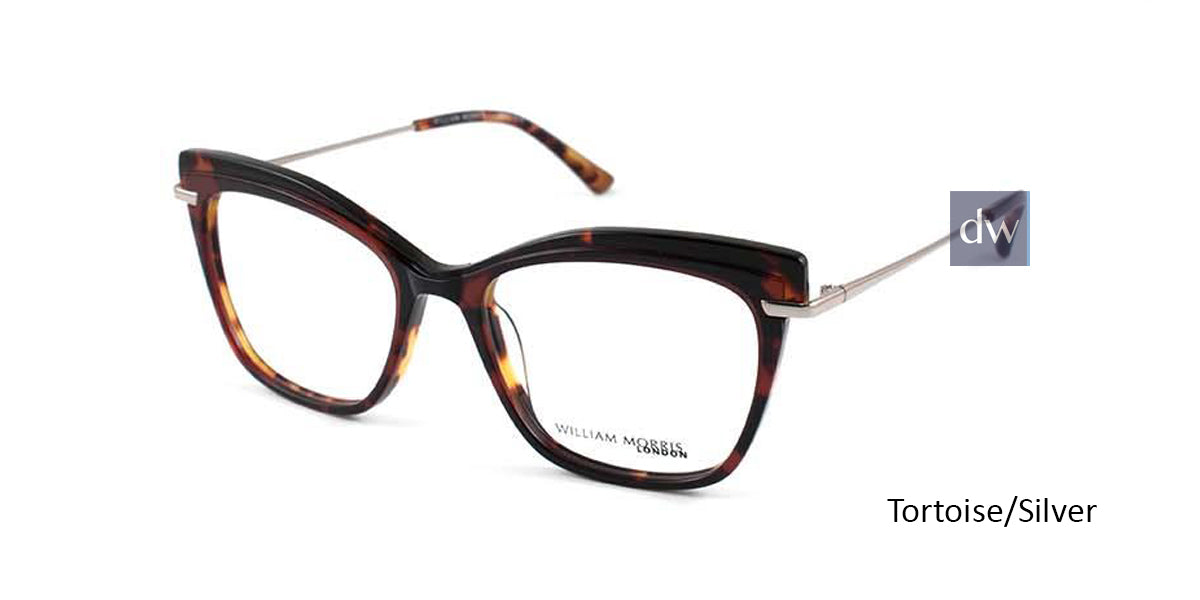 Tortoise/Silver William Morris London WM50091 Eyeglasses.