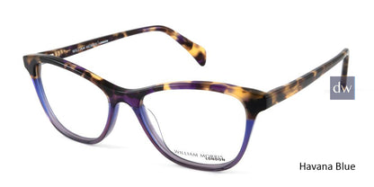 Havana Blue William Morris London WM50124 Eyeglasses.