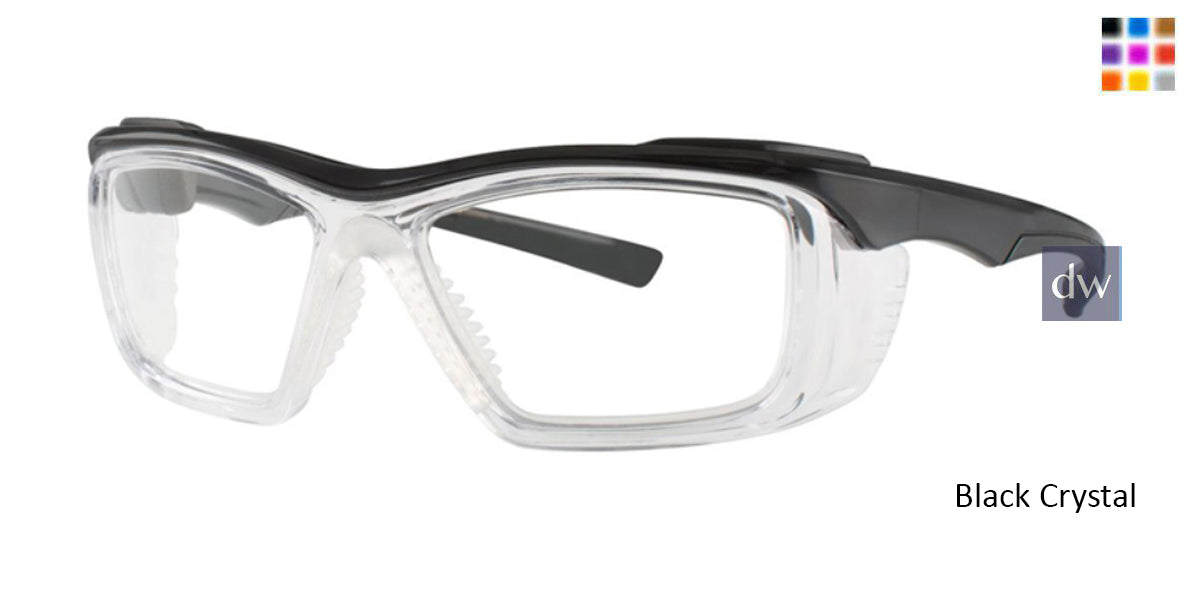 Black Crystal Wolverine W036 Safety Eyeglasses
