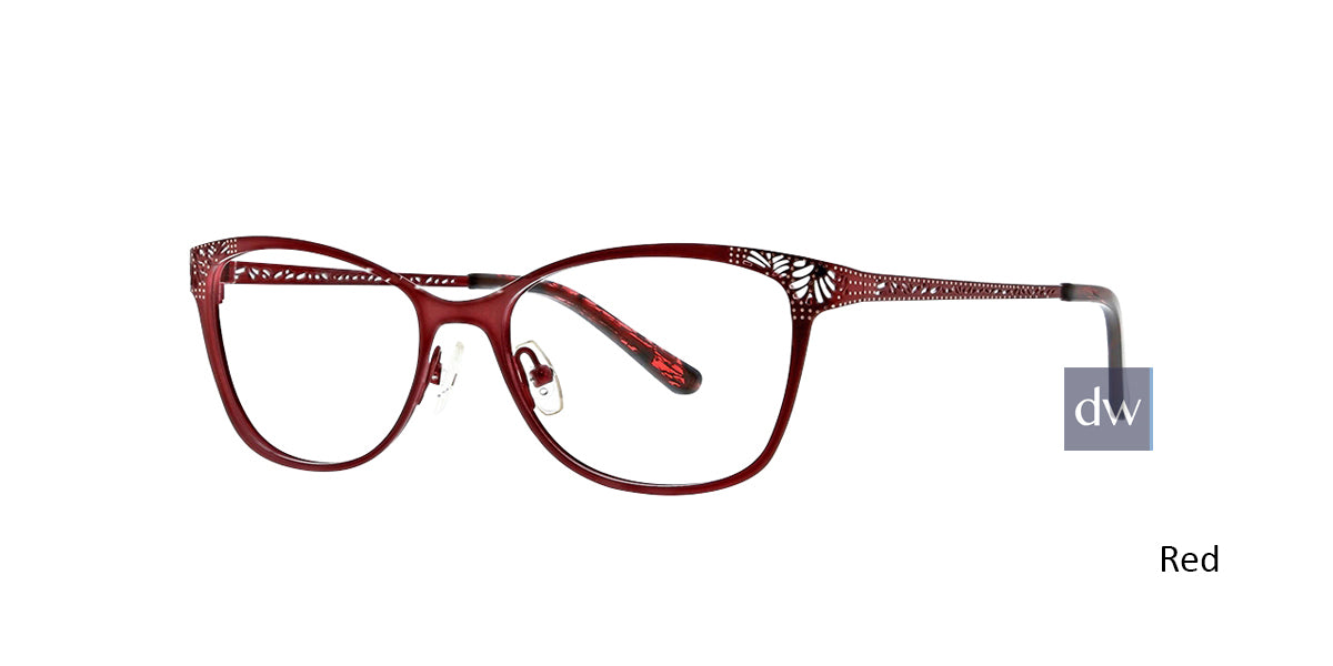 Red Xoxo Caspar Eyeglasses.
