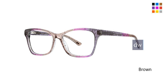 Brown Xoxo Hemming Eyeglasses.