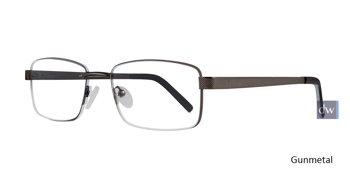 Gunmetal Affordable Designs Yogi Eyeglasses.