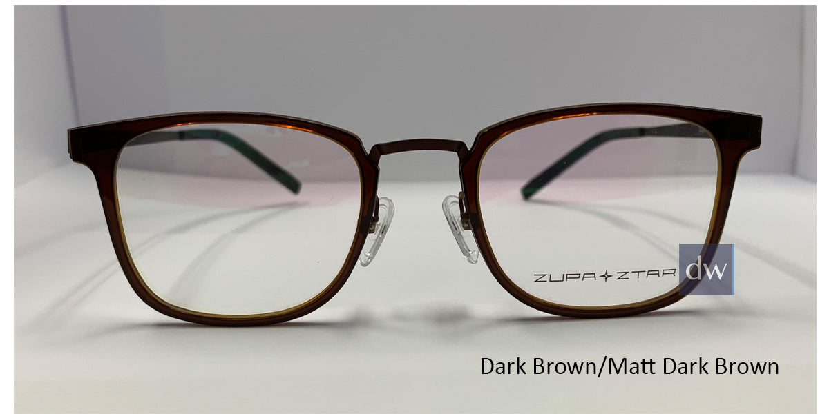 Dark Brown/Matt Dark Brown  Zupa Ztar Zz5451B Eyeglasses  - Teenager.