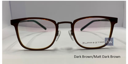 Dark Brown/Matt Dark Brown  Zupa Ztar Zz5451B Eyeglasses  - Teenager.