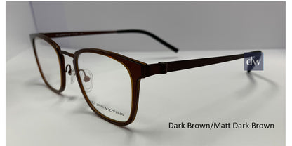 Dark Brown/Matt Dark Brown  Zupa Ztar Zz5451B Eyeglasses  - Teenager.