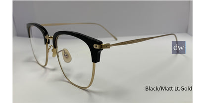 Black/Matt Lt.Gold Zupa Ztar Zz 8001B Eyeglasses.