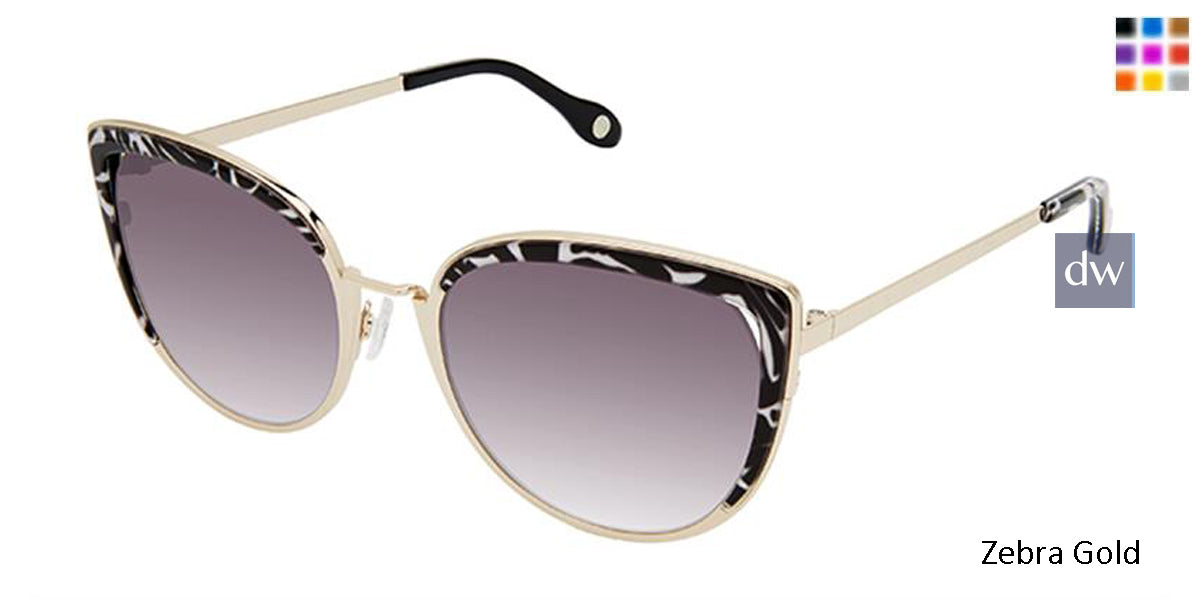 Zebra Gold Fysh F-2060 Sunglasses.