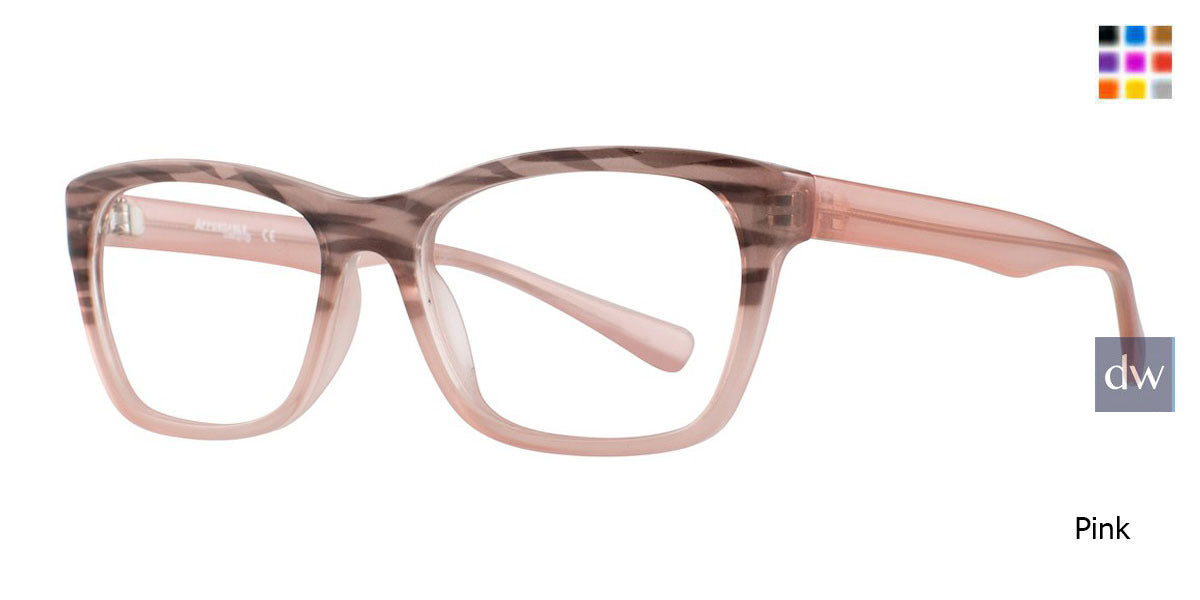 Pink Affordable Designs Alice Eyeglasses.
