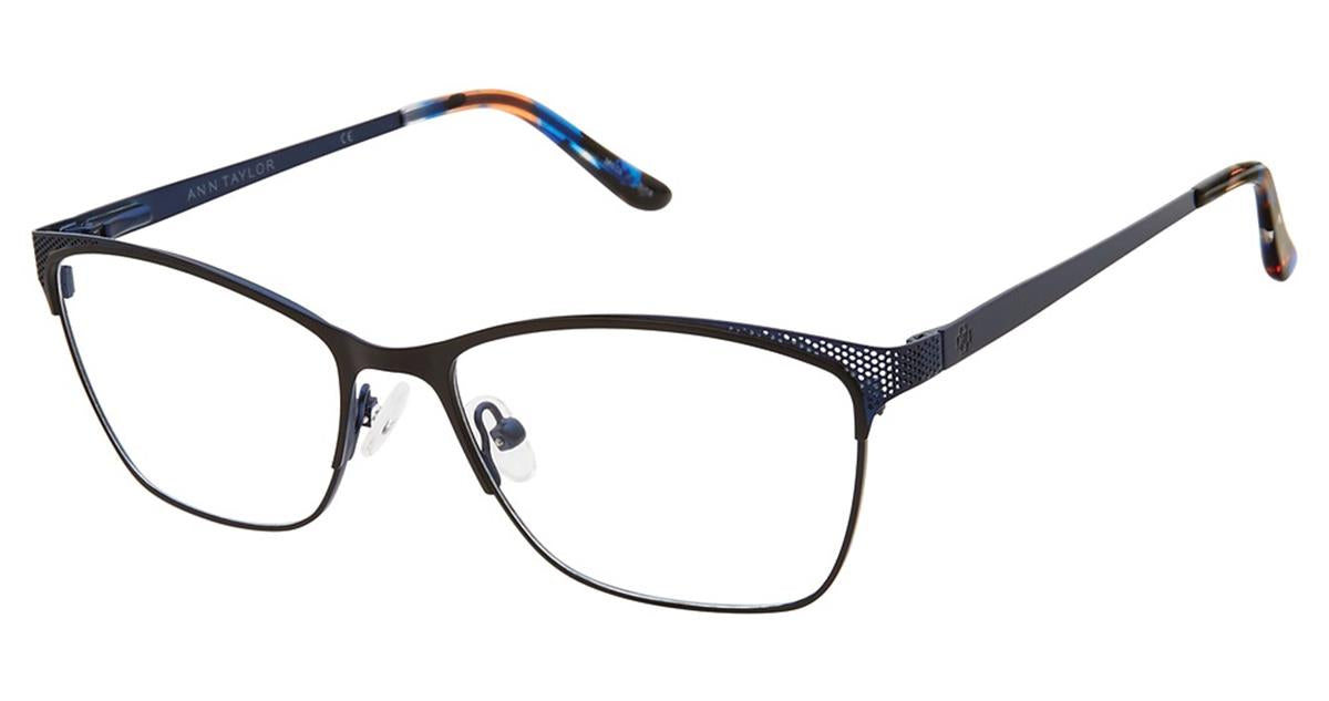 Mt Black/Navy Ann Taylor AT103 Eyeglasses.