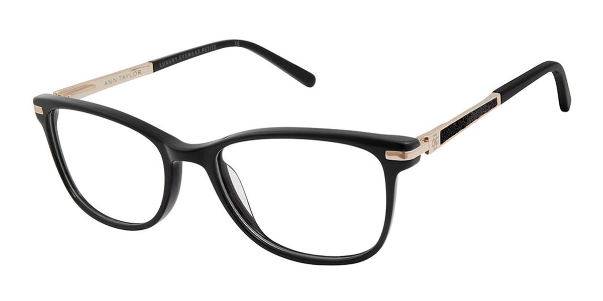 Black Ann Taylor ATP011 Luxury Petite Eyeglasses - Teenager.