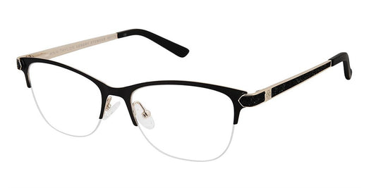 Matte Black Ann Taylor ATP012 Luxury Petite Eyeglasses.