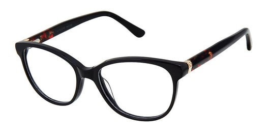 Bl/Red Tortoise Ann Taylor ATP813 Petite Eyeglasses - Teenager.