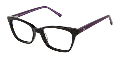 Bk/Amethyst Ann Taylor ATP814 Petite Eyeglasses.
