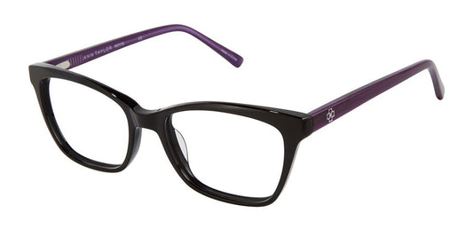Bk/Amethyst Ann Taylor ATP814 Petite Eyeglasses.