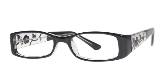 Black Affordable Designs Aurora Eyeglasses.