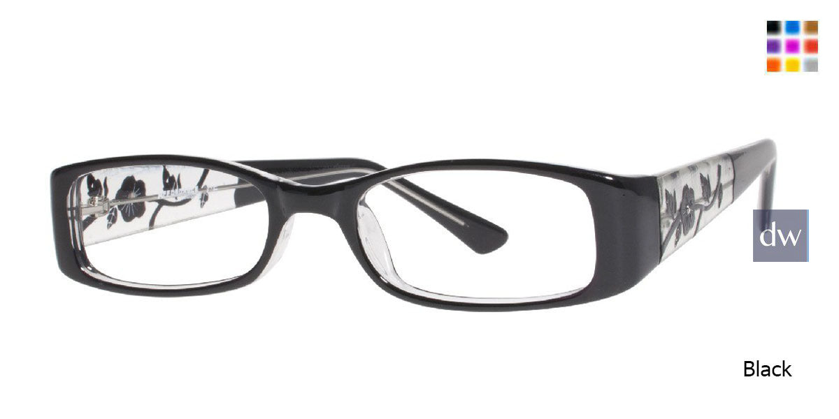 Black Affordable Designs Aurora Eyeglasses.