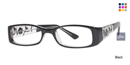 Black Affordable Designs Aurora Eyeglasses.