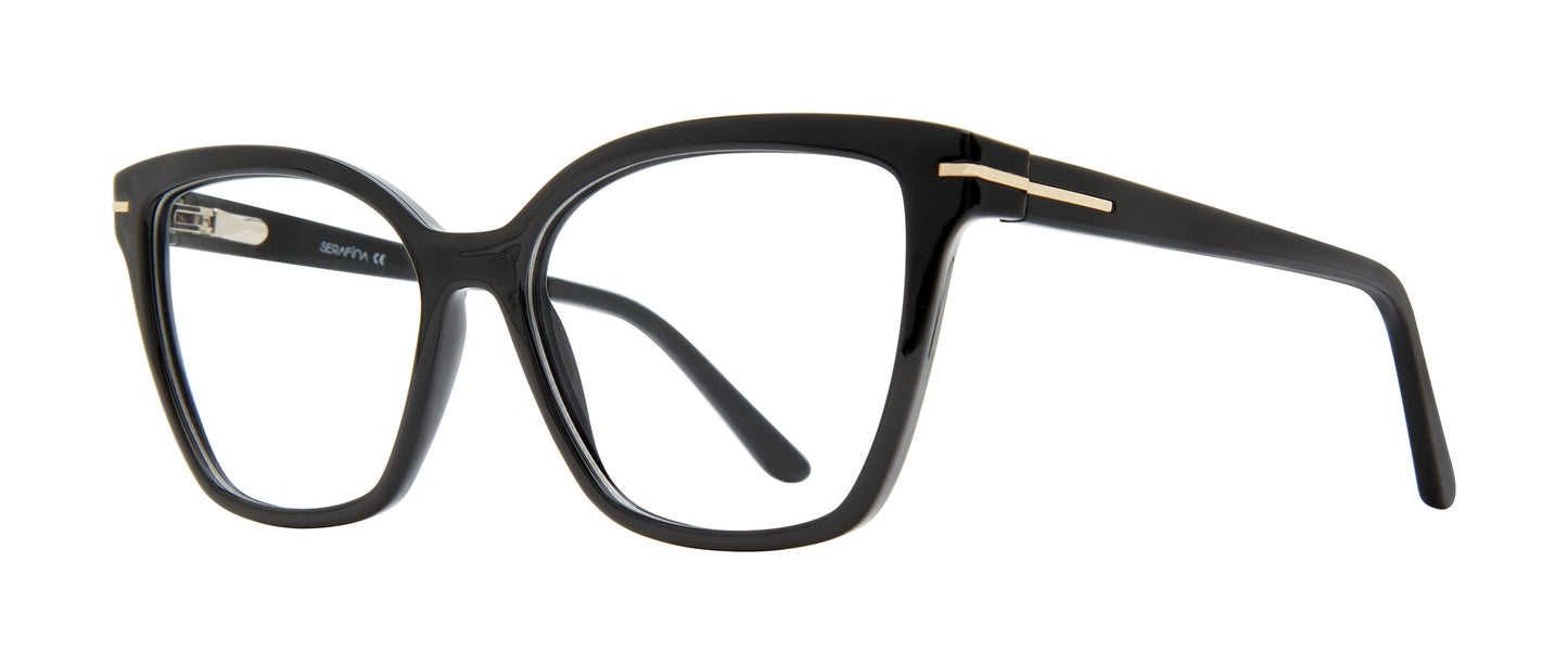 Serafina Glamour Clip Eyeglasses