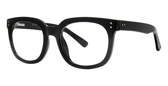 Parade Q Series 1829 Soft Square Eyeglasses in Black — unisex wide-bridge plastic frame