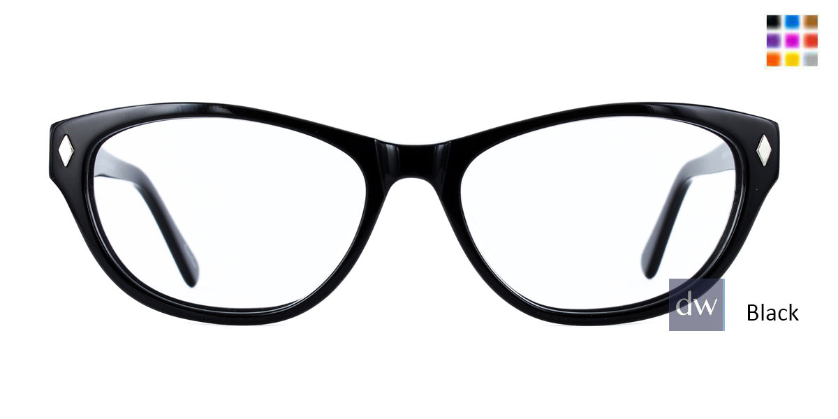 Black GEEK Cat 02 Eyeglasses