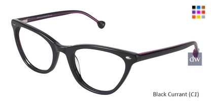 Black Currant (C1) Lisa Loeb Whistling Eyeglasses.