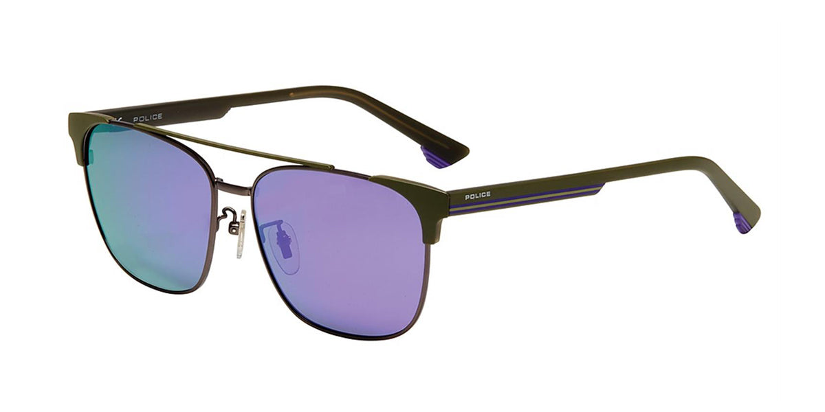 Black Violet (S69V) Police SPL574 Sunglasses.