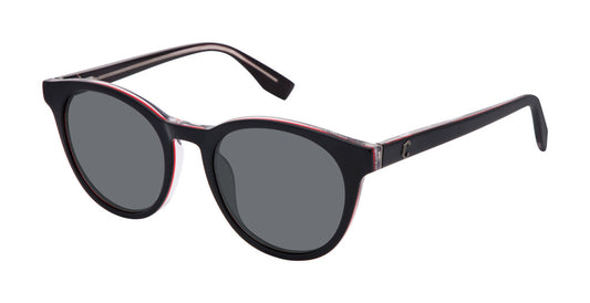 Black Red Crystal colorway:
Champion REMY Round Sunglasses in Black Red Crystal — men's full acetate frame
