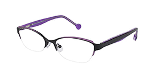 Black Violet (C1) Lisa Loeb LL165 Treasure Eyeglasses