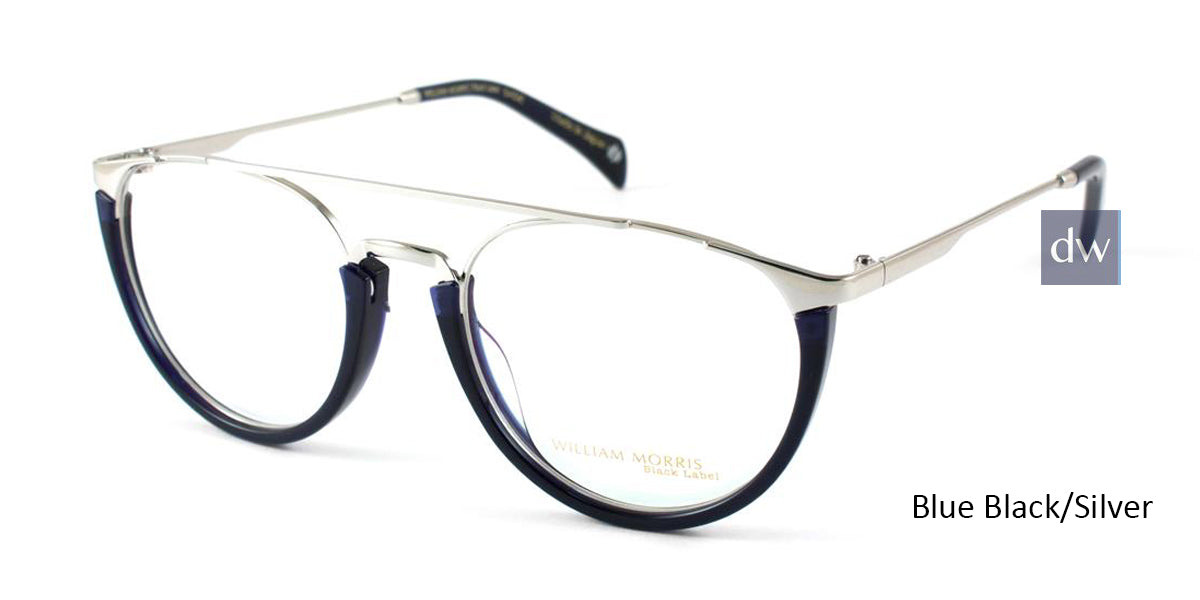 Blue Black/Silver William Morris Black Label BLSADE Eyeglasses