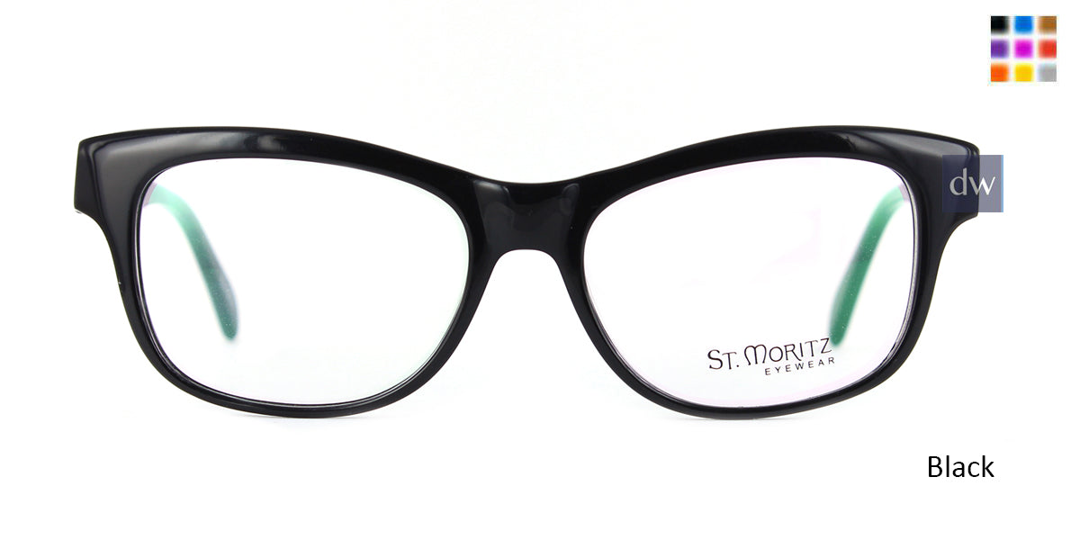 Black ST. Moritz BONDI Eyeglasses