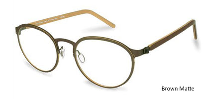 Brown Matte Free Form FFA972L Eyeglasses