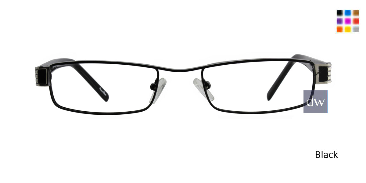 Black ST. MORITZ Calista Eyeglasses.