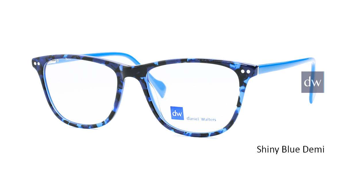 Shiny Blue Demi Daniel Walters CB5062 Eyeglasses.