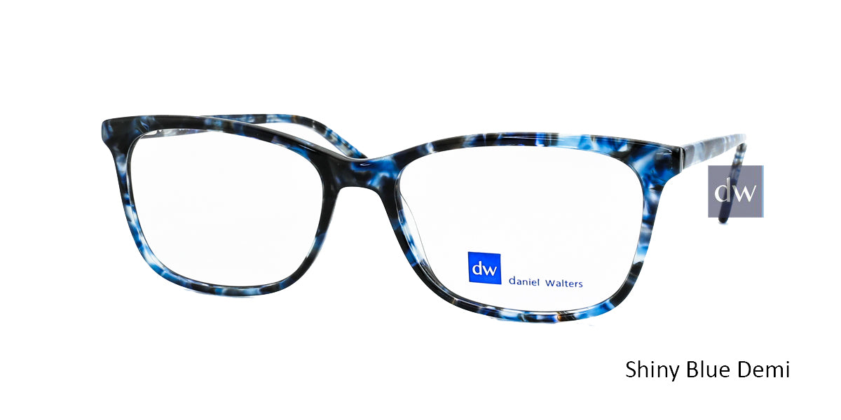 Shiny Blue Demi Daniel Walters CB5103 Eyeglasses .