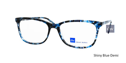 Shiny Blue Demi Daniel Walters CB5103 Eyeglasses .