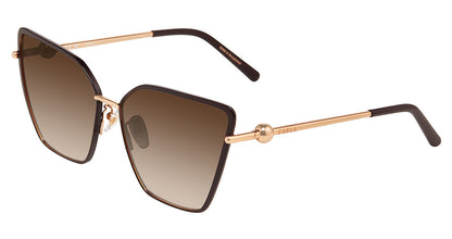 Copper Gold with Color Parts:
Furla SFU890 Butterfly Sunglasses in Copper Gold with Color Parts — women's metal frame, prescription-ready
