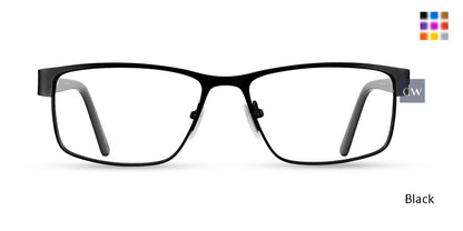 Black ST. Moritz CLINT Eyeglasses